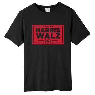 Harris Walz 2024 Tall Fusion ChromaSoft Performance T-Shirt