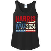 Harris Waltz 2024 Election Kamala Harris Tim Waltz 2024 Ladies Essential Tank