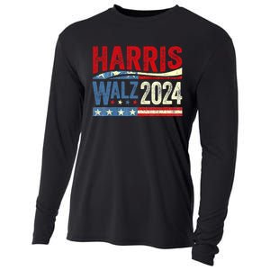 Harris Waltz 2024 Election Kamala Harris Tim Waltz 2024 Cooling Performance Long Sleeve Crew