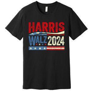 Harris Waltz 2024 Election Kamala Harris Tim Waltz 2024 Premium T-Shirt