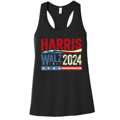 Harris Waltz 2024 Election Kamala Harris Tim Waltz 2024 Women's Racerback Tank