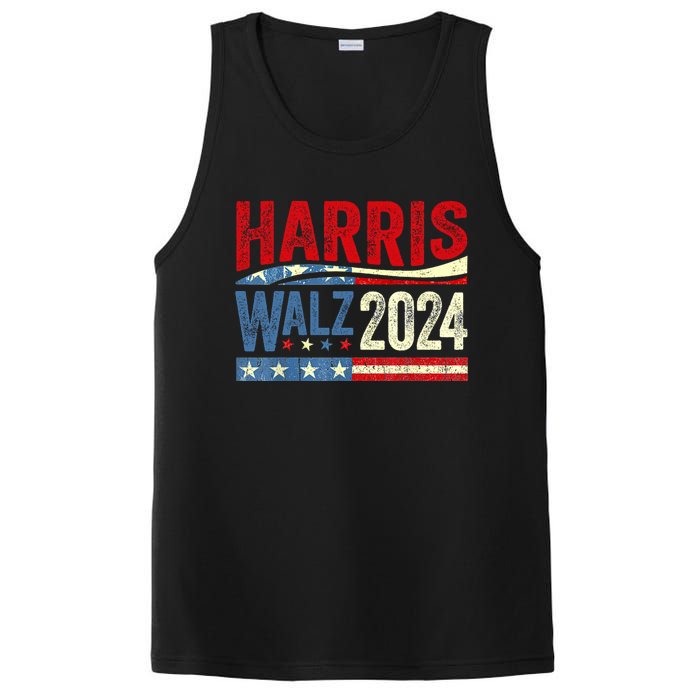 Harris Waltz 2024 Election Kamala Harris Tim Waltz 2024 PosiCharge Competitor Tank