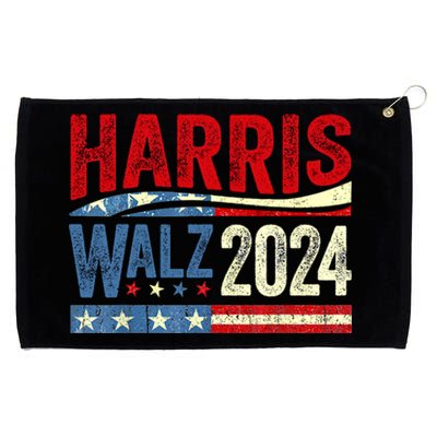 Harris Waltz 2024 Election Kamala Harris Tim Waltz 2024 Grommeted Golf Towel