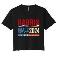 Harris Waltz 2024 Election Kamala Harris Tim Waltz 2024 Women's Crop Top Tee