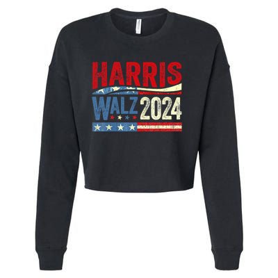 Harris Waltz 2024 Election Kamala Harris Tim Waltz 2024 Cropped Pullover Crew