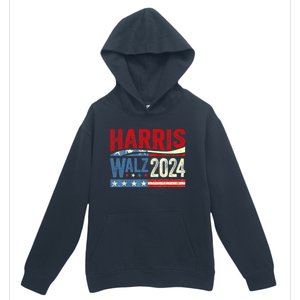 Harris Waltz 2024 Election Kamala Harris Tim Waltz 2024 Urban Pullover Hoodie