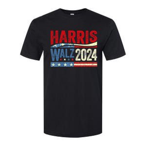 Harris Waltz 2024 Election Kamala Harris Tim Waltz 2024 Softstyle CVC T-Shirt