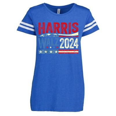 Harris Waltz 2024 Election Kamala Harris Tim Waltz 2024 Enza Ladies Jersey Football T-Shirt