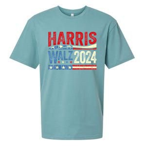 Harris Waltz 2024 Election Kamala Harris Tim Waltz 2024 Sueded Cloud Jersey T-Shirt