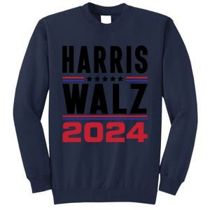 Harris Walz 2024 Tall Sweatshirt