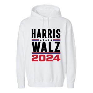 Harris Walz 2024 Garment-Dyed Fleece Hoodie