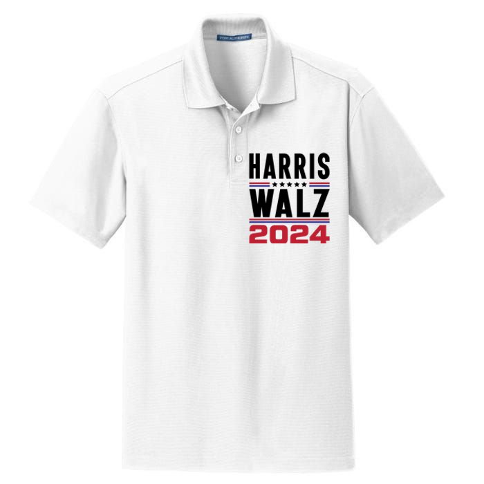 Harris Walz 2024 Dry Zone Grid Polo