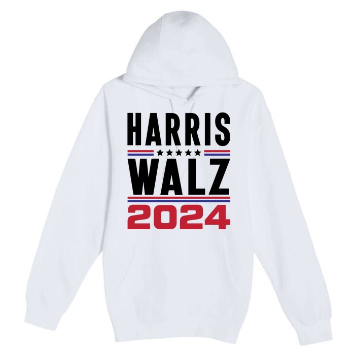 Harris Walz 2024 Premium Pullover Hoodie