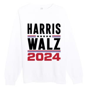 Harris Walz 2024 Premium Crewneck Sweatshirt