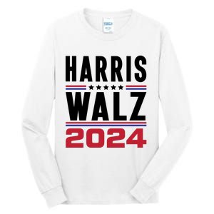 Harris Walz 2024 Tall Long Sleeve T-Shirt