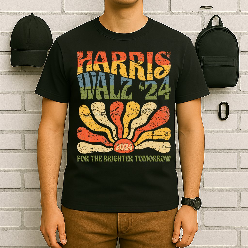 Harris Walz 2024 For President Patriotic Kamala Waltz 2024 T-Shirt