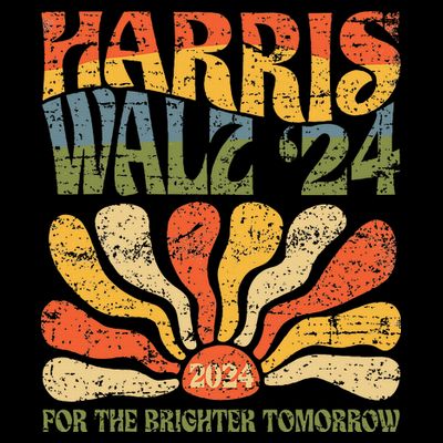 Harris Walz 2024 For President Patriotic Kamala Waltz 2024 T-Shirt