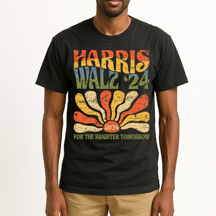 Harris Walz 2024 For President Patriotic Kamala Waltz 2024 Tall T-Shirt