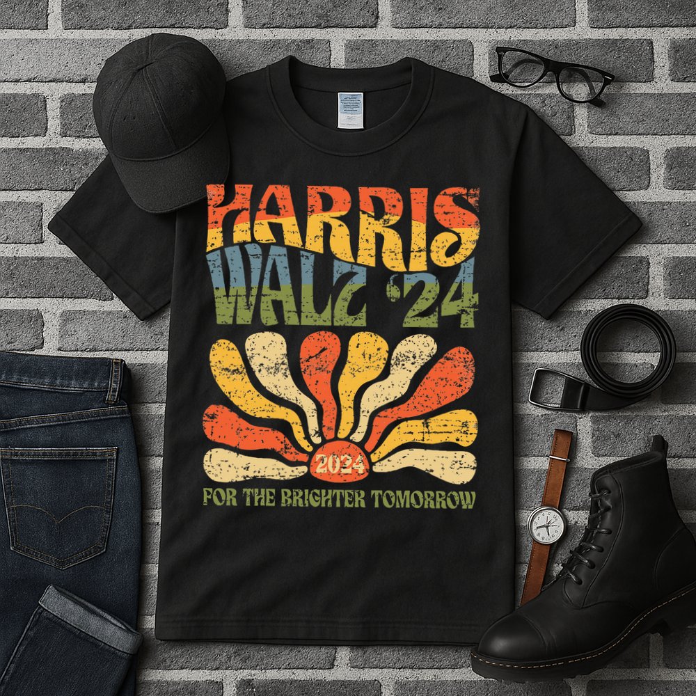 Harris Walz 2024 For President Patriotic Kamala Waltz 2024 Tall T-Shirt