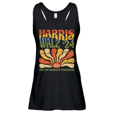 Harris Walz 2024 For President Patriotic Kamala Waltz 2024 Ladies Essential Flowy Tank