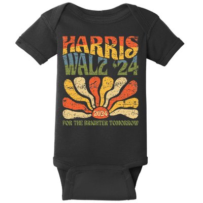 Harris Walz 2024 For President Patriotic Kamala Waltz 2024 Baby Bodysuit