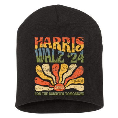 Harris Walz 2024 For President Patriotic Kamala Waltz 2024 Short Acrylic Beanie