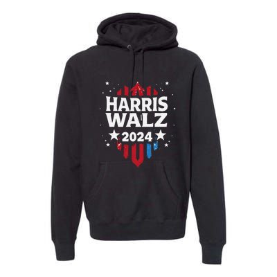 Harris Walz 2024 Kamala Harris Tom Walz Premium Hoodie