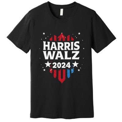 Harris Walz 2024 Kamala Harris Tom Walz Premium T-Shirt