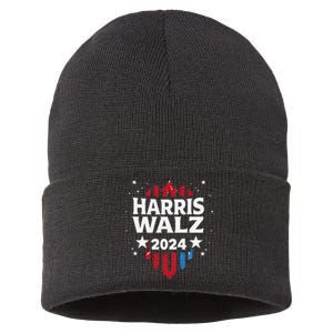 Harris Walz 2024 Kamala Harris Tom Walz Sustainable Knit Beanie