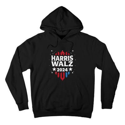 Harris Walz 2024 Kamala Harris Tom Walz Tall Hoodie