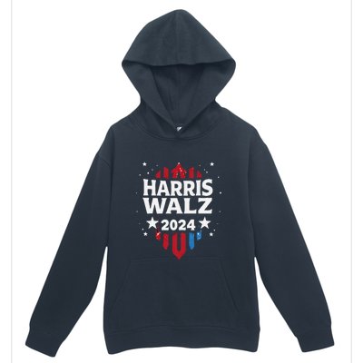 Harris Walz 2024 Kamala Harris Tom Walz Urban Pullover Hoodie