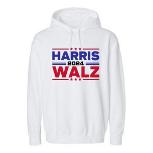 Harris Walz 2024 Garment-Dyed Fleece Hoodie