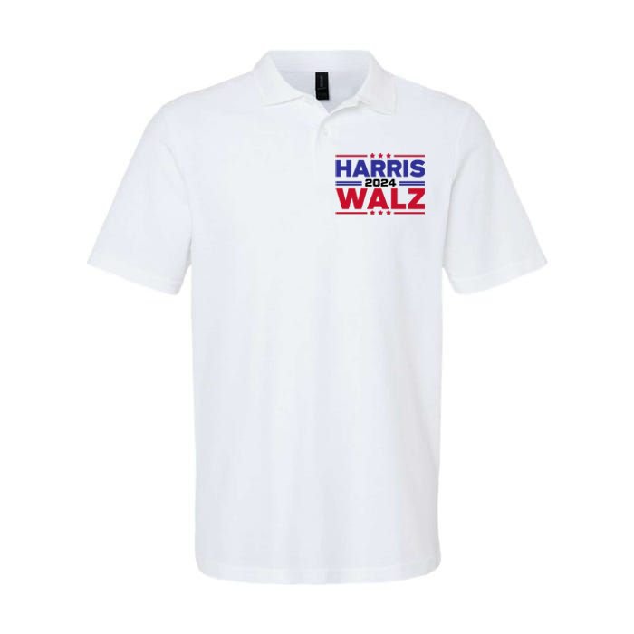 Harris Walz 2024 Softstyle Adult Sport Polo