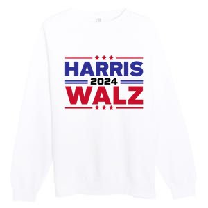 Harris Walz 2024 Premium Crewneck Sweatshirt