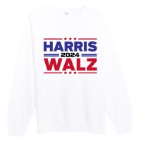 Harris Walz 2024 Premium Crewneck Sweatshirt