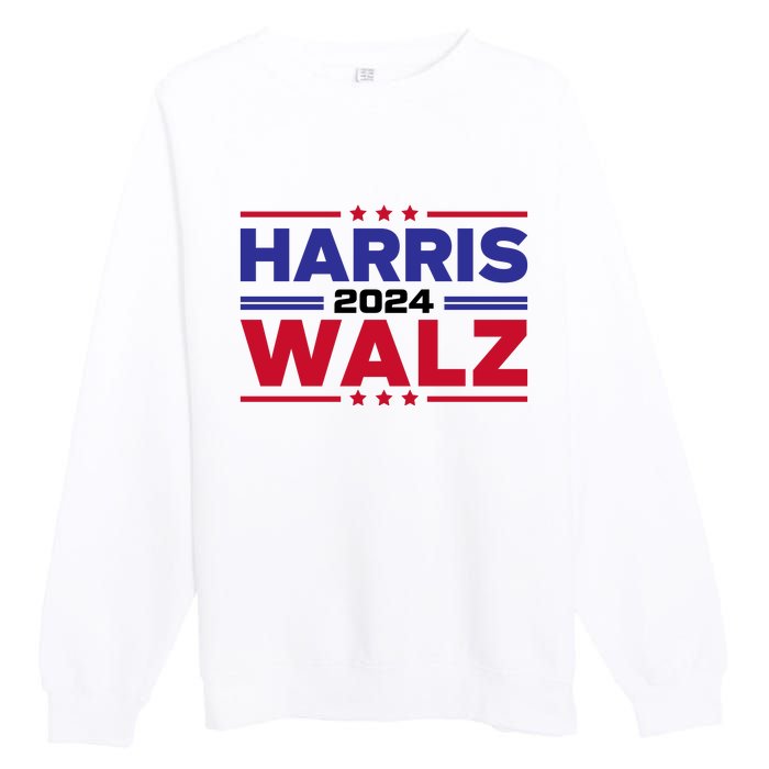 Harris Walz 2024 Premium Crewneck Sweatshirt