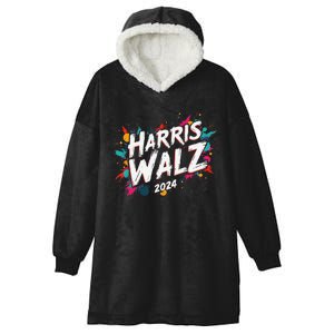 Harris Waltz 2024 Colorful Event Hooded Wearable Blanket