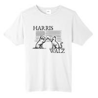 Harris Walz 2024 President American Flag Kamala Harris Waltz Tall Fusion ChromaSoft Performance T-Shirt