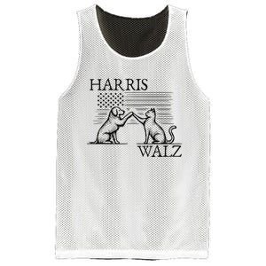 Harris Walz 2024 President American Flag Kamala Harris Waltz Mesh Reversible Basketball Jersey Tank