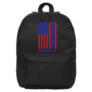 Harris Walz 2024 16 in Basic Backpack