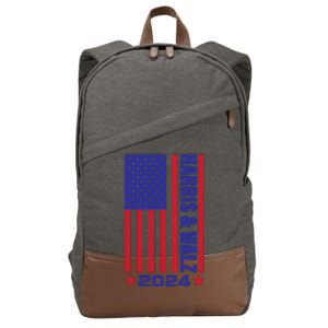 Harris Walz 2024 Cotton Canvas Backpack