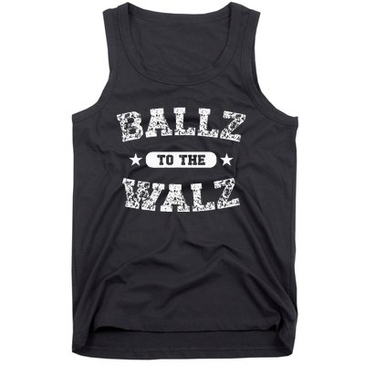 Harris Walz 2024 Ballz To The Walz Tim Walz Kamala Harris Tank Top