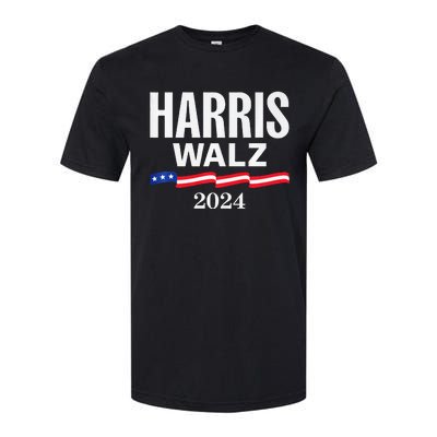 Harris Walz 2024 President Vp Waltz Kamala Harris Tim Walz Premium Softstyle® CVC T-Shirt