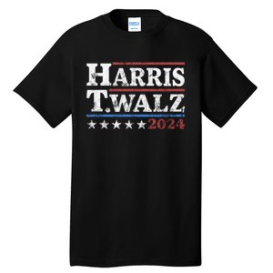 Harris Waltz 2024 Election Kamala Harris Tim Waltz 2024 Tall T-Shirt