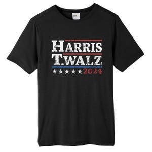 Harris Waltz 2024 Election Kamala Harris Tim Waltz 2024 Tall Fusion ChromaSoft Performance T-Shirt