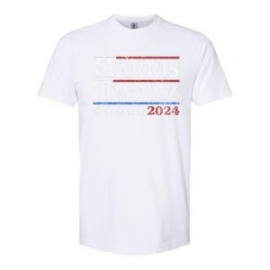 Harris Waltz 2024 Election Kamala Harris Tim Waltz 2024 Softstyle CVC T-Shirt