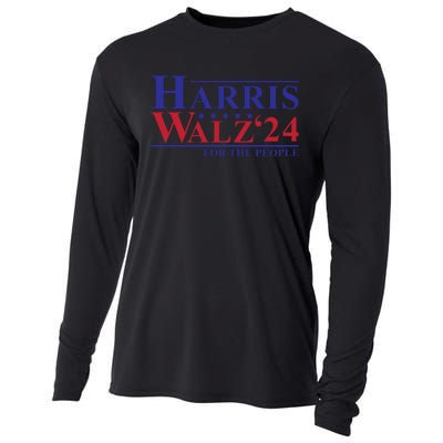 Harris Walz 2024 For The People Cooling Performance Long Sleeve Crew