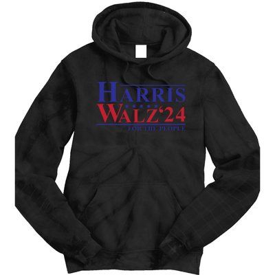 Harris Walz 2024 For The People Tie Dye Hoodie