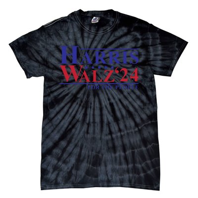 Harris Walz 2024 For The People Tie-Dye T-Shirt