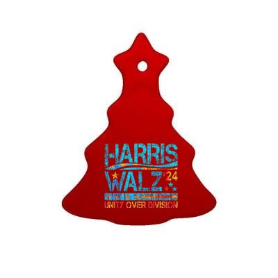 Harris Waltz 2024 Unity Over Division Ceramic Tree Ornament